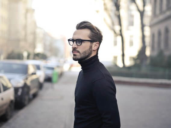 pasek męski skórzany