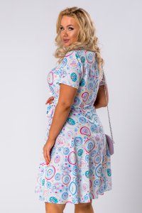 rozkloszowana sukienka plus size